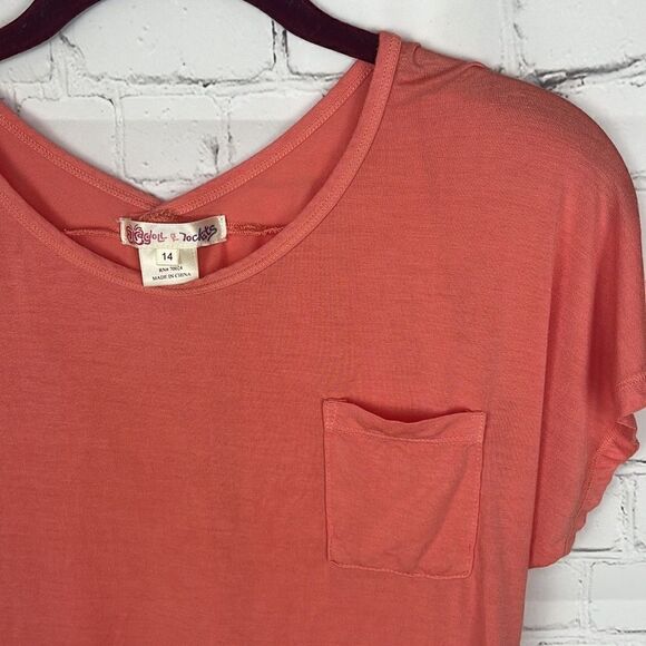 Ragdoll & Rockets Coral girls Soft Tee Size 14 - Picture 2 of 6